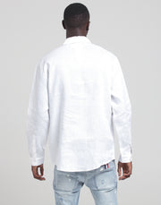 ENES Tyler Linen Shirt White