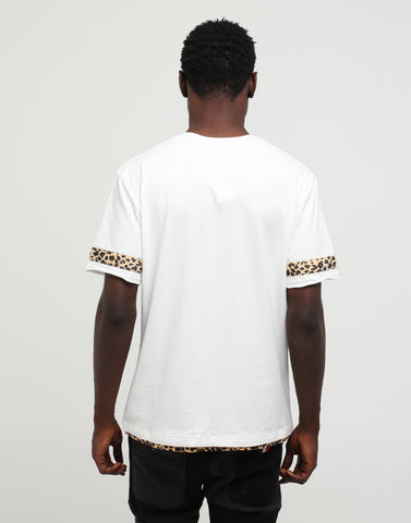 ENES Nocturnal Tee White/Leopard