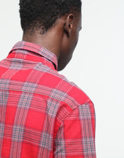 ENES Falcon Flannel Shirt Red