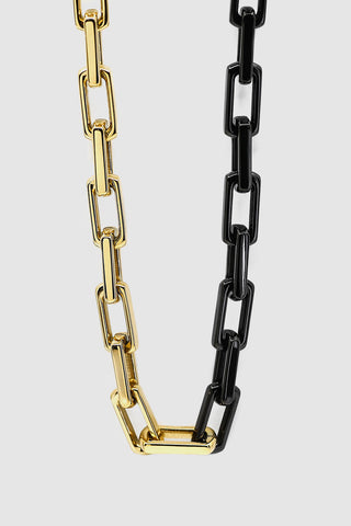 ENES Link Necklace Gold/Black