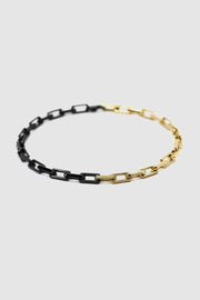 ENES Link Necklace Gold/Black
