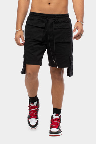 ENES Kraven Cargo Shorts Black